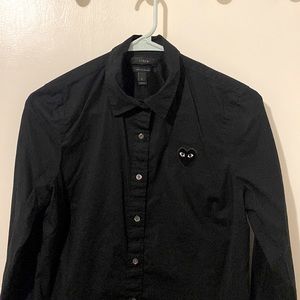 J. Crew X PLAY CDG Button Down